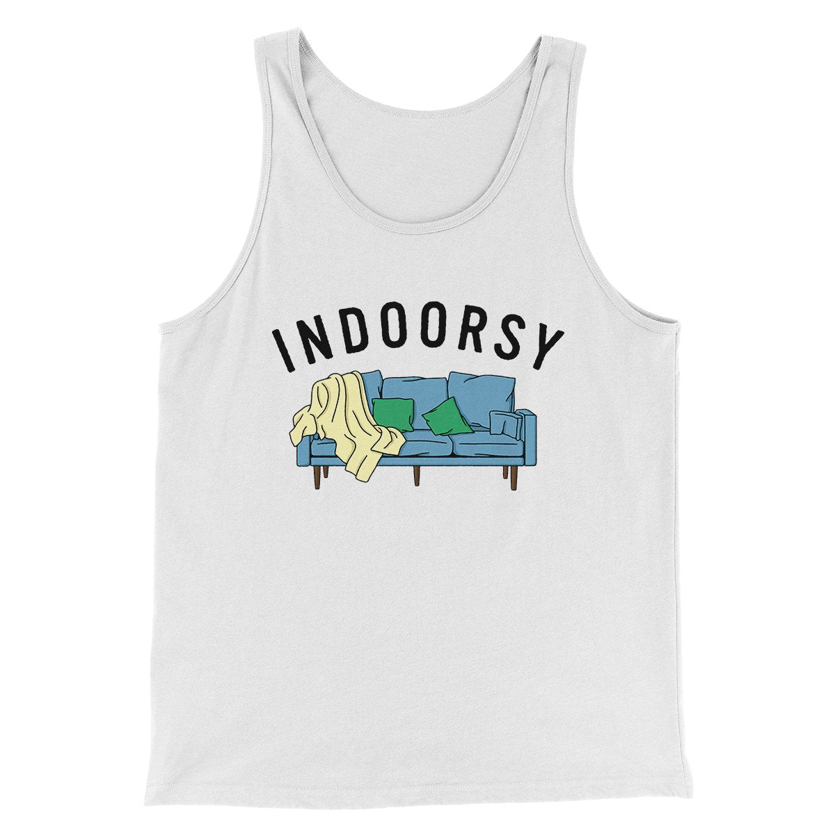 Indoorsy Men/Unisex Tank Top | Funny Shirt from Famous In Real Life