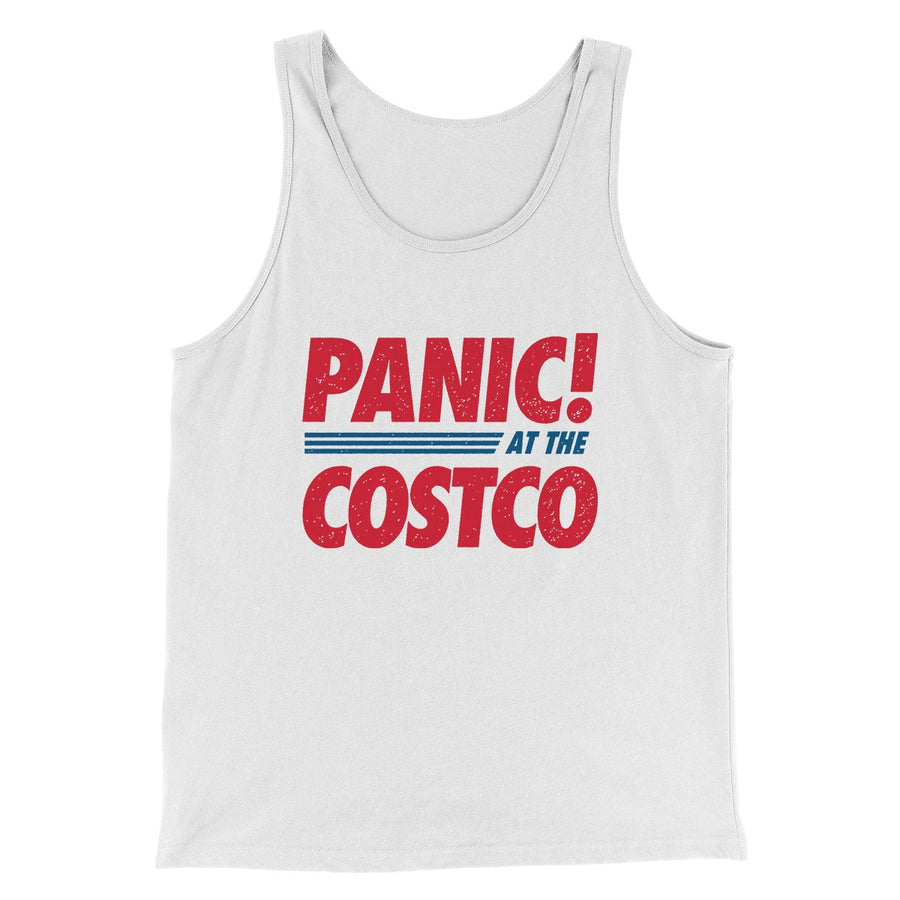 Panic! At The Costco Men/Unisex Tank Top | Funny Shirt from Famous In Real Life
