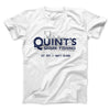 Quint's Shark Fishing Funny Movie Men/Unisex T-Shirt White | Funny Shirt from Famous In Real Life