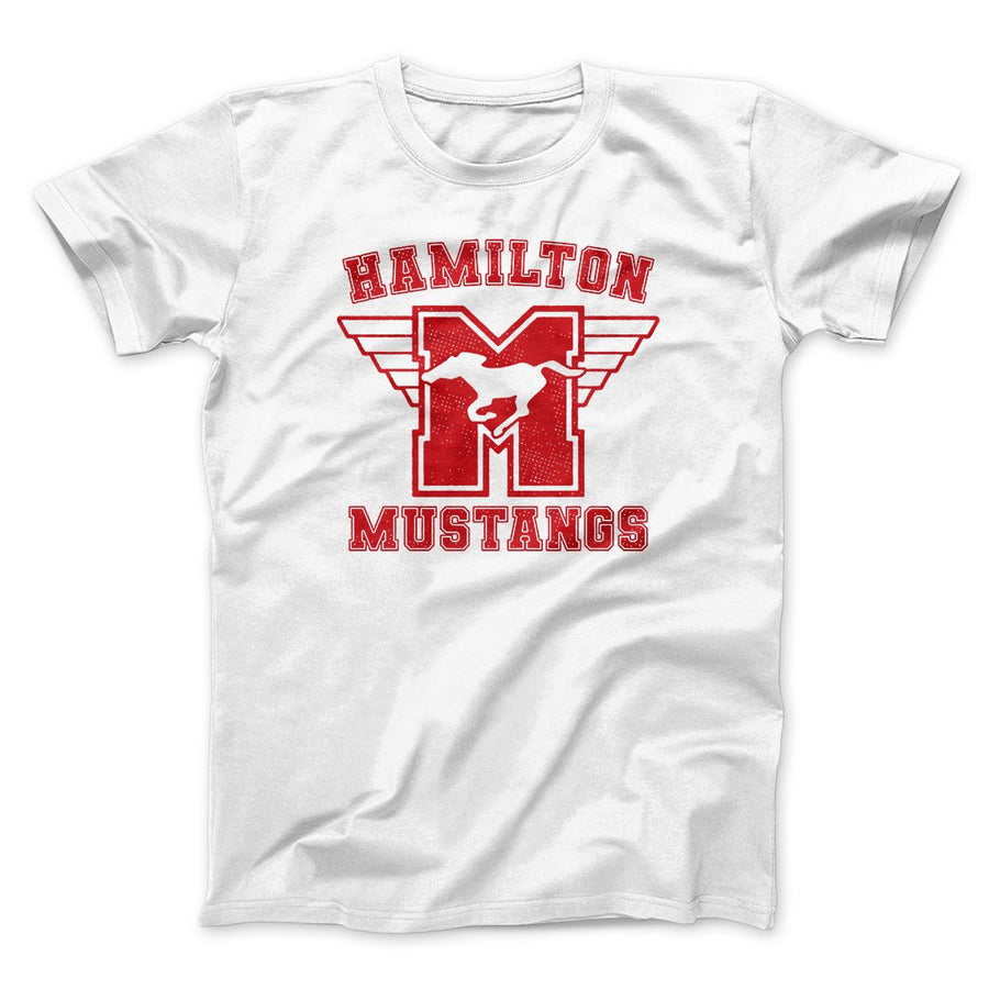 Hamilton Mustangs Funny Movie Men/Unisex T-Shirt | Funny Shirt from Famous In Real Life