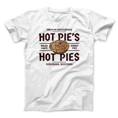 Hot Pie's Hot Pies Men/Unisex T-Shirt White | Funny Shirt from Famous In Real Life