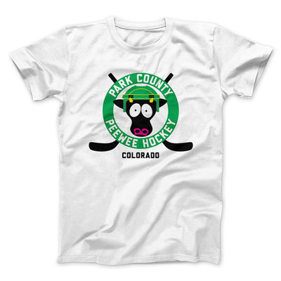 Park County Peewee Hockey Men/Unisex T-Shirt White | Funny Shirt from Famous In Real Life