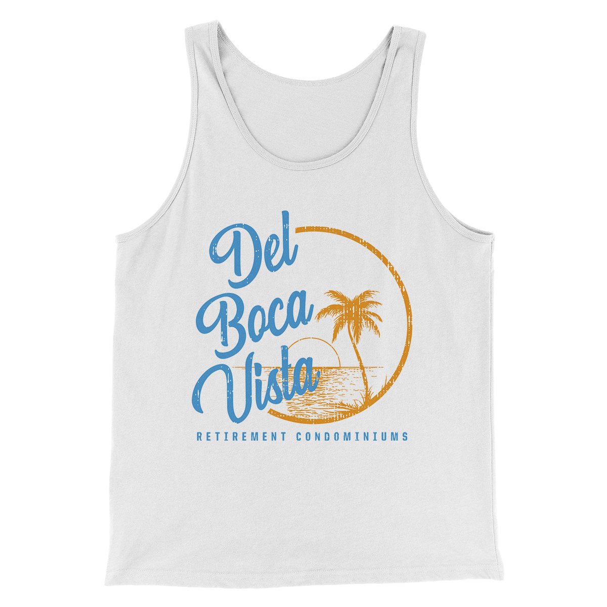 Del Boca Vista Men/Unisex Tank Top | Funny Shirt from Famous In Real Life