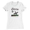 Visit Endor Women's T-Shirt White | Funny Shirt from Famous In Real Life