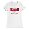 Restaurant Dorsia Women's T-Shirt White | Funny Shirt from Famous In Real Life