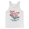 Gump Running Club Funny Movie Men/Unisex Tank Top White | Funny Shirt from Famous In Real Life