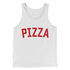 Pizza Men/Unisex Tank Top White | Funny Shirt from Famous In Real Life