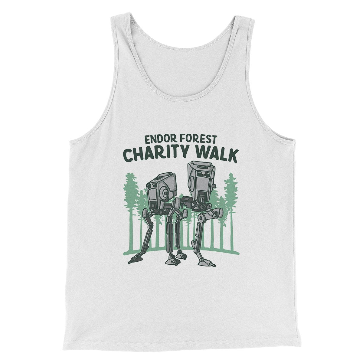 Endor Forest Charity Walk Funny Movie Men/Unisex Tank Top | Funny Shirt from Famous In Real Life