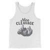 Nice Cleavage Men/Unisex Tank Top White | Funny Shirt from Famous In Real Life