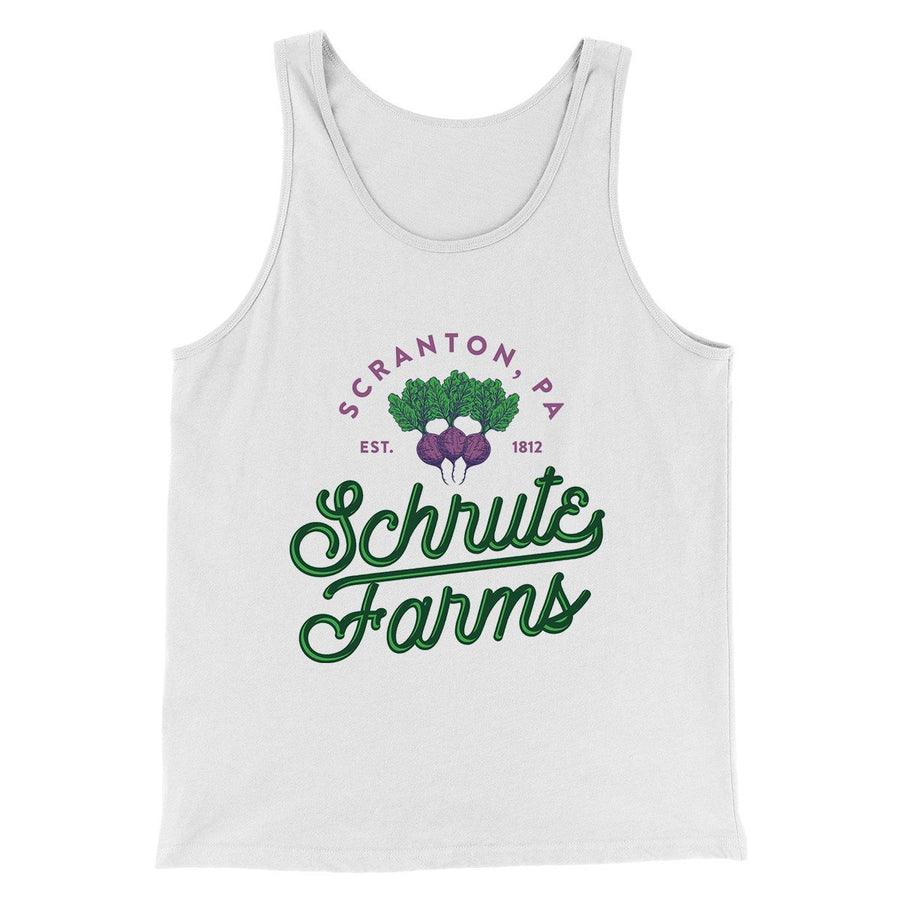 Schrute Farms Men/Unisex Tank Top | Funny Shirt from Famous In Real Life