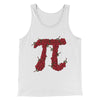 Cherry Pi Men/Unisex Tank Top White | Funny Shirt from Famous In Real Life