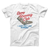 Gump Running Club Funny Movie Men/Unisex T-Shirt White | Funny Shirt from Famous In Real Life