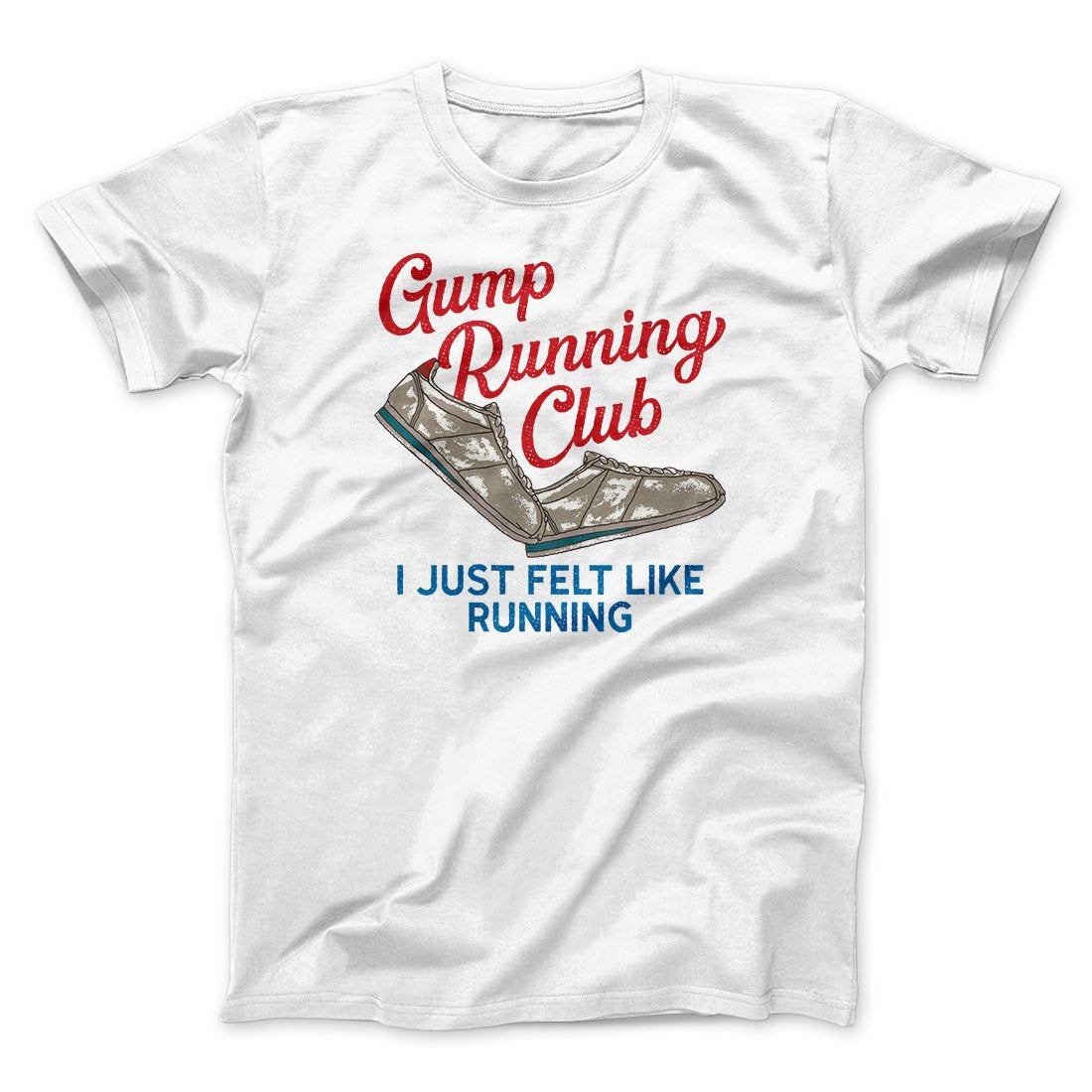 Gump Running Club Funny Movie Men/Unisex T-Shirt | Funny Shirt from Famous In Real Life