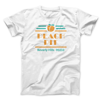 Peach Pit Diner Men/Unisex T-Shirt White | Funny Shirt from Famous In Real Life