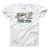 Ducks Fly Together Funny Movie Men/Unisex T-Shirt White | Funny Shirt from Famous In Real Life