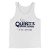 Quint's Shark Fishing Men/Unisex Tank Top White | Funny Shirt from Famous In Real Life