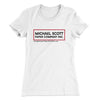 Michael Scott Paper Company Women's T-Shirt White | Funny Shirt from Famous In Real Life