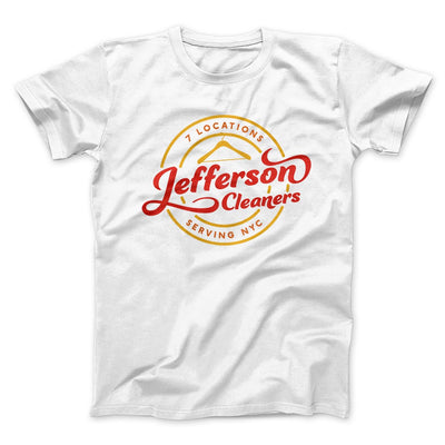 Jefferson Cleaners Men/Unisex T-Shirt White | Funny Shirt from Famous In Real Life