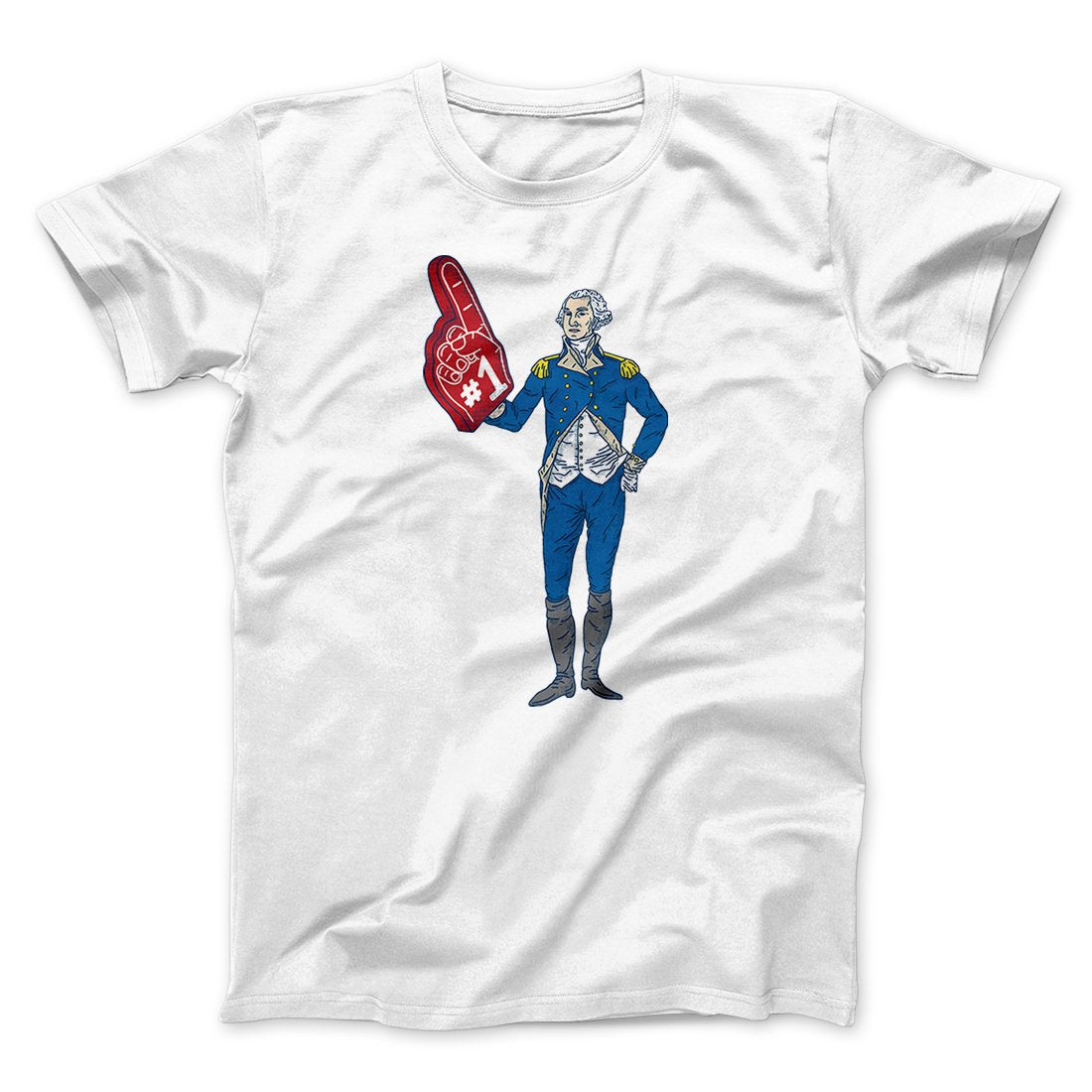 George Washington #1 Men/Unisex T-Shirt | Funny Shirt from Famous In Real Life