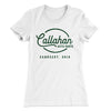 Callahan Auto Parts Women's T-Shirt White | Funny Shirt from Famous In Real Life