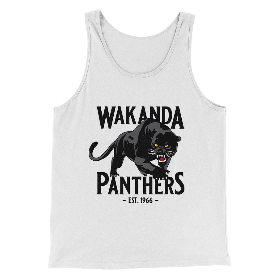 Wakanda Panthers Funny Movie Men/Unisex Tank Top | Funny Shirt from Famous In Real Life