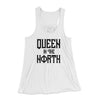 Queen in the North Women's Flowey Tank Top White | Funny Shirt from Famous In Real Life