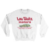 Lou Glutz Motors Funny Movie Men/Unisex Ugly Sweater White | Funny Shirt from Famous In Real Life