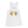 Beer Bra Women's Flowey Tank Top White | Funny Shirt from Famous In Real Life