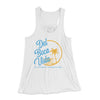 Del Boca Vista Women's Flowey Tank Top White | Funny Shirt from Famous In Real Life