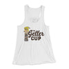 The Geller Cup Women's Flowey Tank Top White | Funny Shirt from Famous In Real Life