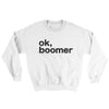 OK, Boomer Ugly Sweater White | Funny Shirt from Famous In Real Life