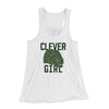 Clever Girl Women's Flowey Tank Top White | Funny Shirt from Famous In Real Life