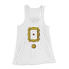 Door Hole Frame Women's Flowey Tank Top White | Funny Shirt from Famous In Real Life
