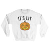 It's Lit Jack-O-Lantern Ugly Sweater White | Funny Shirt from Famous In Real Life