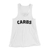 Carbs Women's Flowey Tank Top White | Funny Shirt from Famous In Real Life