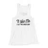 It Was Me I Let The Dogs Out Women's Flowey Tank Top White | Funny Shirt from Famous In Real Life