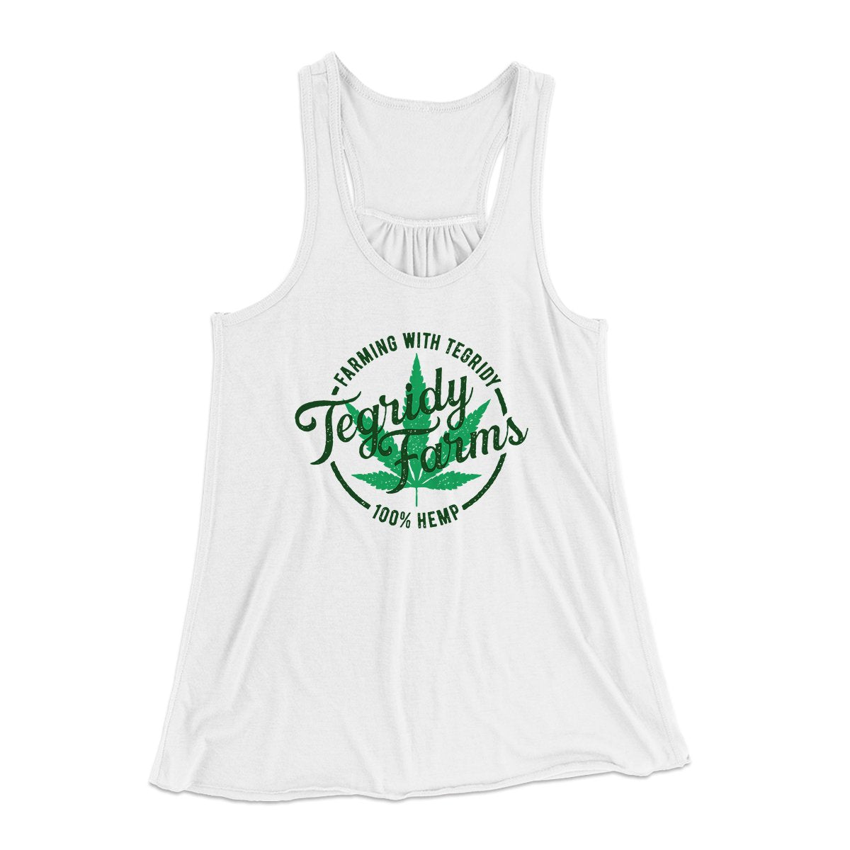 Tegridy Farms Women's Flowey Tank Top | Funny Shirt from Famous In Real Life
