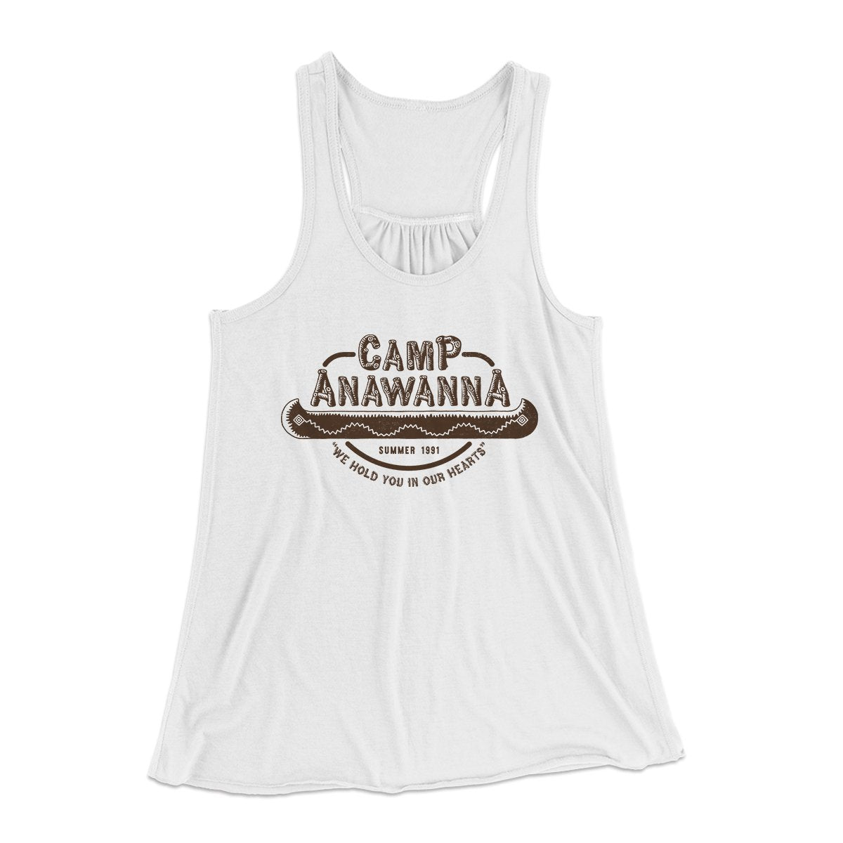 Camp Anawanna Women's Flowey Tank Top | Funny Shirt from Famous In Real Life