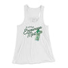 A Little Encourage-Mint Women's Flowey Tank Top White | Funny Shirt from Famous In Real Life