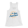 Wake Up San Francisco Women's Flowey Tank Top White | Funny Shirt from Famous In Real Life