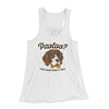 Pavlov's Dog Women's Flowey Tank Top White | Funny Shirt from Famous In Real Life