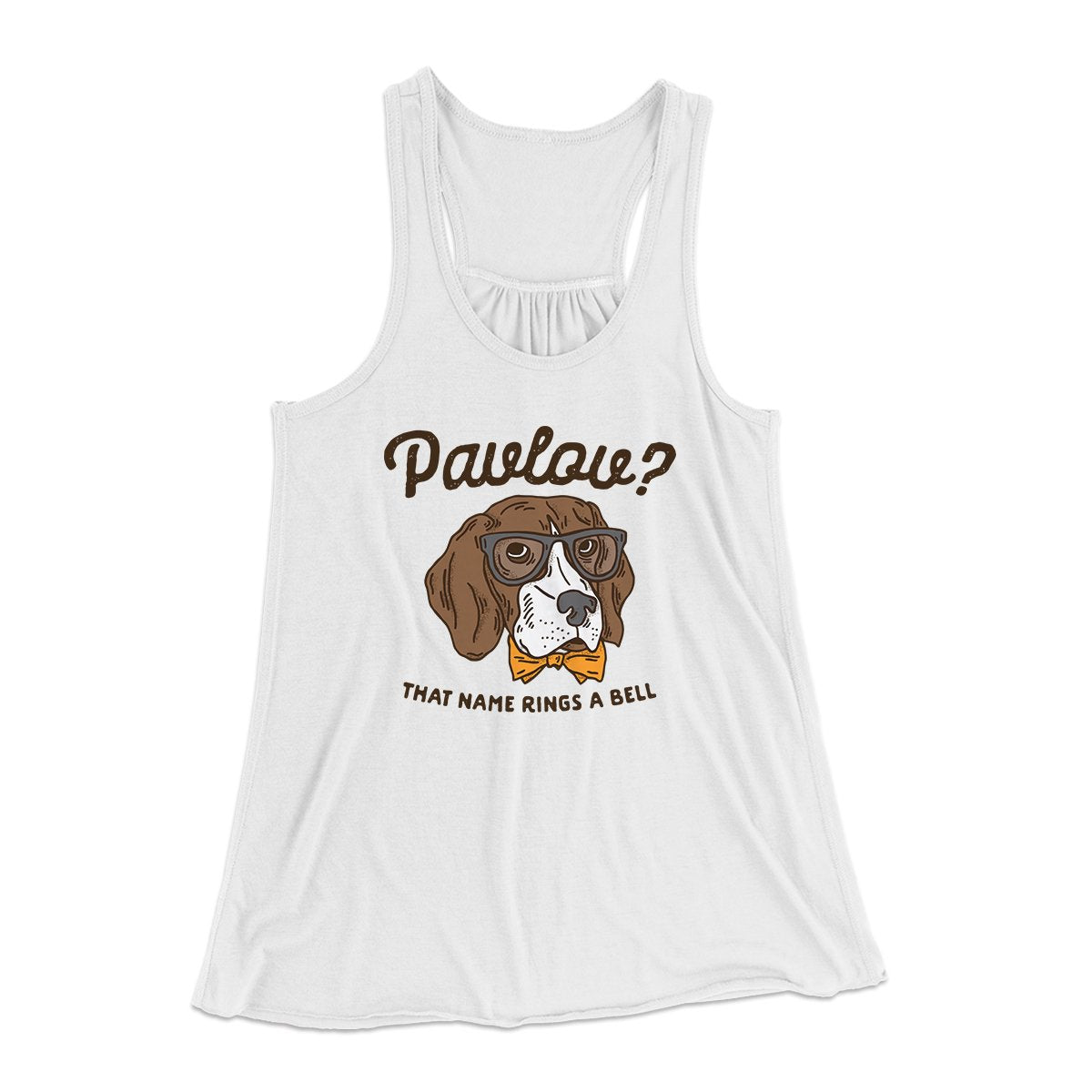 Pavlov's Dog Women's Flowey Tank Top | Funny Shirt from Famous In Real Life