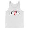 Loser Lover Funny Movie Men/Unisex Tank Top White/Black | Funny Shirt from Famous In Real Life