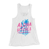 Aloha Bitches Women's Flowey Tank Top White | Funny Shirt from Famous In Real Life