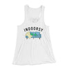 Indoorsy Women's Flowey Tank Top White | Funny Shirt from Famous In Real Life