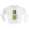 Beer Rainbow Ugly Sweater White | Funny Shirt from Famous In Real Life