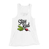 Stay Rad Women's Flowey Tank Top White | Funny Shirt from Famous In Real Life