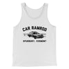 Car Ramrod Men/Unisex Tank Top White/Black | Funny Shirt from Famous In Real Life