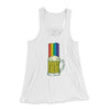 Beer Rainbow Women's Flowey Tank Top White | Funny Shirt from Famous In Real Life