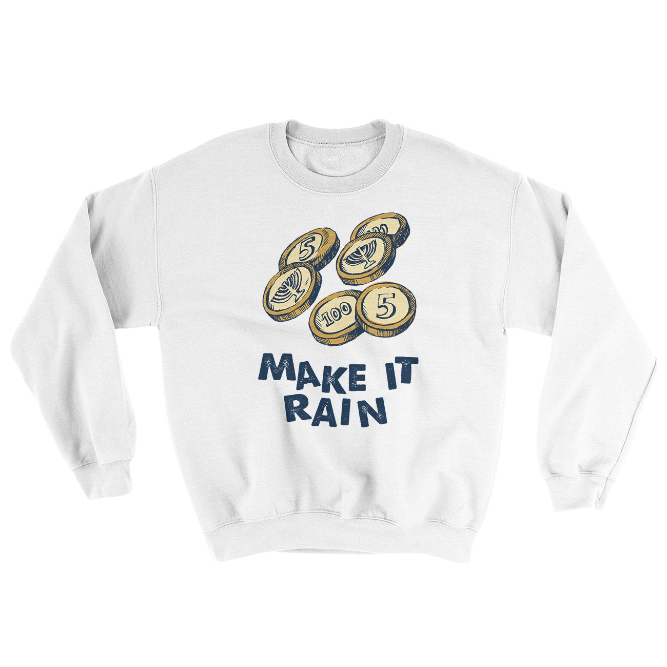 Make it Rain Gelt Ugly Sweater | Funny Shirt from Famous In Real Life